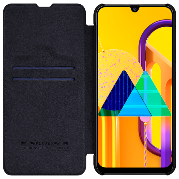 Husă pentru smartphone Samsung Galaxy M21/ M30s Nillkin/ Flip Cover/ Leather/ TPU/ Black photo 4