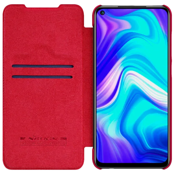 Husă pentru smartphone Xiaomi Redmi Note 9 Nillkin/ Flip Cover/ Leather/ TPU/ Red photo 4 Husă pentru smartphone Xiaomi Redmi Note 9 Nillkin/ Flip Cover/ Leather/ TPU/ Red photo 4