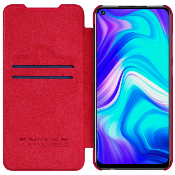 Husă pentru smartphone Xiaomi Redmi Note 9 Nillkin/ Flip Cover/ Leather/ TPU/ Red photo 4 Husă pentru smartphone Xiaomi Redmi Note 9 Nillkin/ Flip Cover/ Leather/ TPU/ Red photo 4