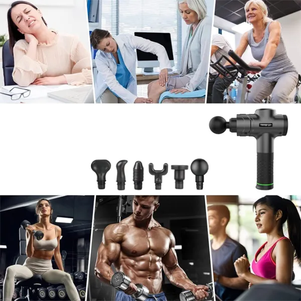 Массажер Massage gun 058 Черный photo 3