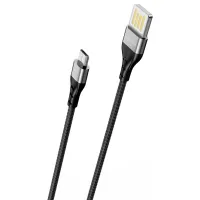 Cablu pentru telefon BU-11 Borofone USB Type-A + microUSB 1.2 m/ Black photo 2