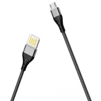 Cablu pentru telefon BU-11 Borofone USB Type-A + microUSB 1.2 m/ Black photo 4