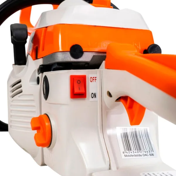 Fierăstrău cu lanţ Ruris Dac 506 pe benzină/ Orange photo 10