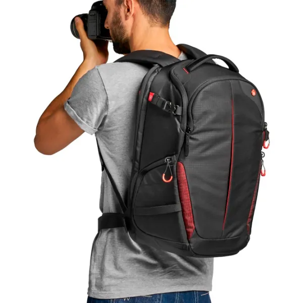 Rucsac pentru aparat foto Manfrotto RedBee-310 Nylon/ Black photo 11