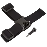 Suport reglabil de prindere cameră action Forever Head Strap Black photo 3