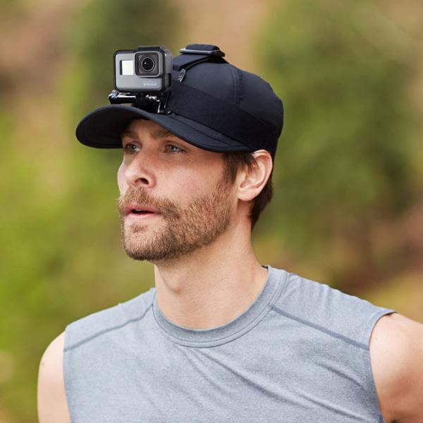 Регулируемая подставка экшн-камеры Forever Head Strap Черный photo 6