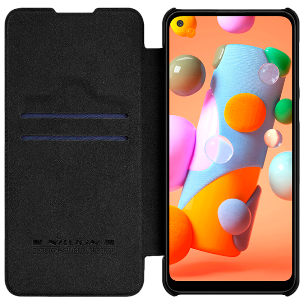 Husă pentru smartphone Samsung Galaxy S21 Nillkin/ Flip Cover/ Leather/ TPU/ Black photo 4 Husă pentru smartphone Samsung Galaxy S21 Nillkin/ Flip Cover/ Leather/ TPU/ Black photo 4