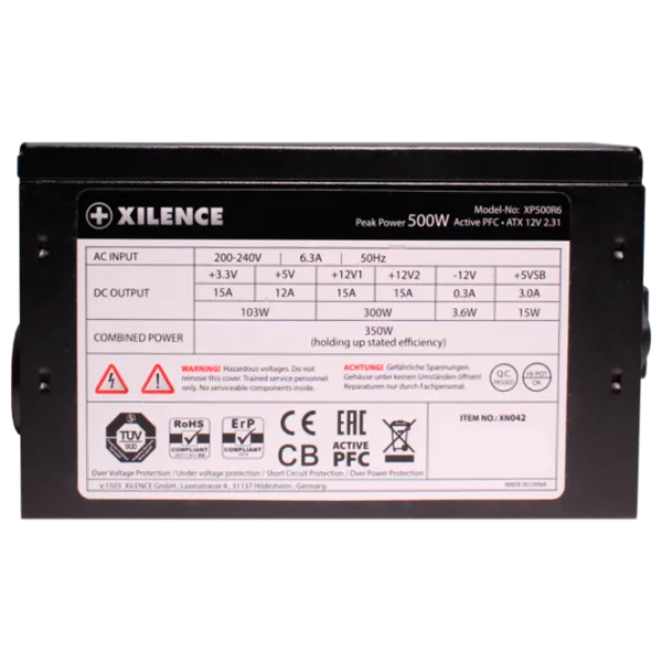 Блок питания Xilence XP500R6 500 Вт photo 5