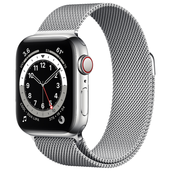 Ceas inteligent Apple Watch Series 6 1.78"/ M09E3/ Milanese Loop Silver photo 2