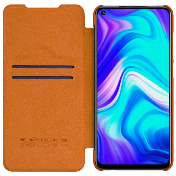 Husă pentru smartphone Xiaomi Redmi Note 9 Nillkin/ Flip Cover/ Leather/ TPU/ Brown photo 4 Husă pentru smartphone Xiaomi Redmi Note 9 Nillkin/ Flip Cover/ Leather/ TPU/ Brown photo 4