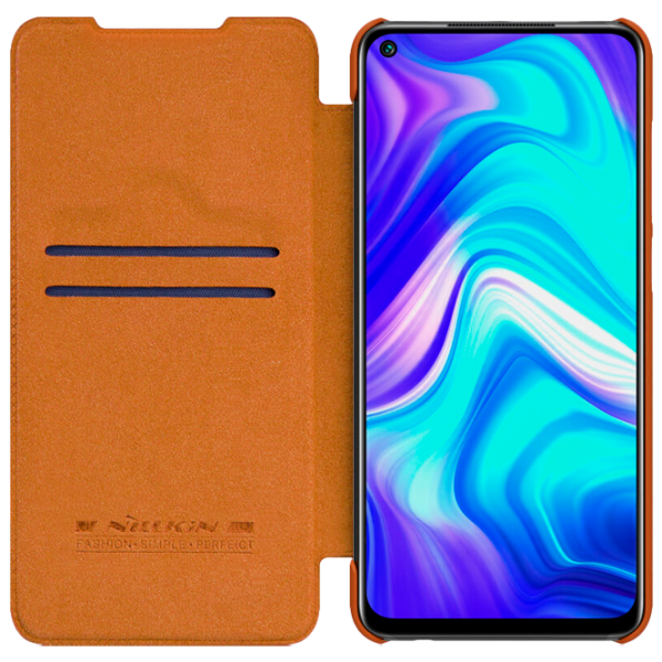 Husă pentru smartphone Xiaomi Redmi Note 9 Nillkin/ Flip Cover/ Leather/ TPU/ Brown photo 4 Husă pentru smartphone Xiaomi Redmi Note 9 Nillkin/ Flip Cover/ Leather/ TPU/ Brown photo 4