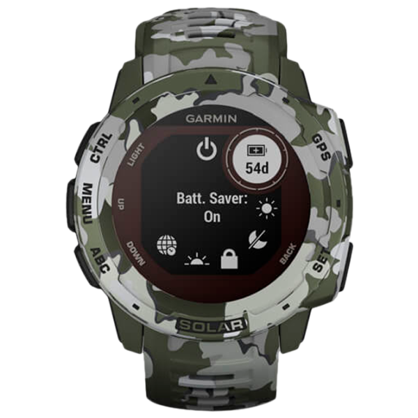 Умные часы Garmin Instinct Solar 0.9"/ 010-02293-06/ Лишайниковый камуфляж photo 2