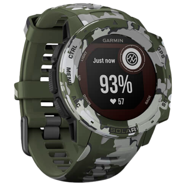 Умные часы Garmin Instinct Solar 0.9"/ 010-02293-06/ Лишайниковый камуфляж photo 3