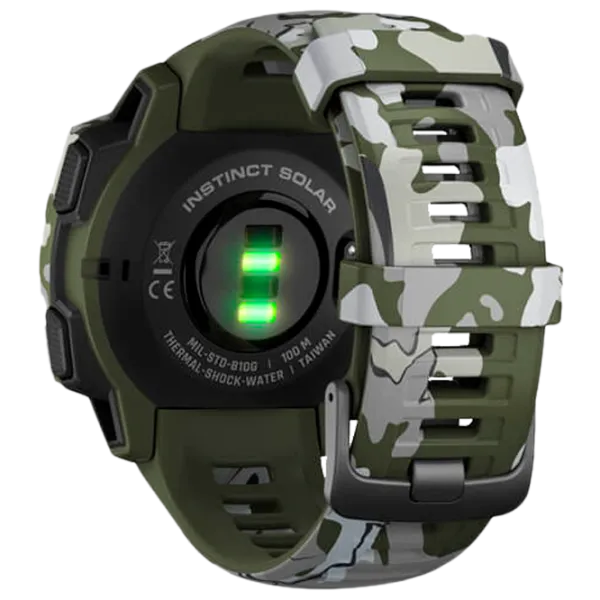 Умные часы Garmin Instinct Solar 0.9"/ 010-02293-06/ Лишайниковый камуфляж photo 5