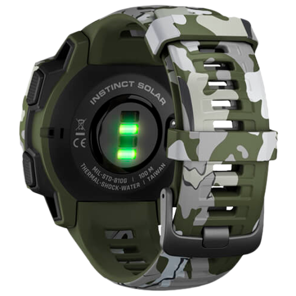 Умные часы Garmin Instinct Solar 0.9"/ 010-02293-06/ Лишайниковый камуфляж photo 5