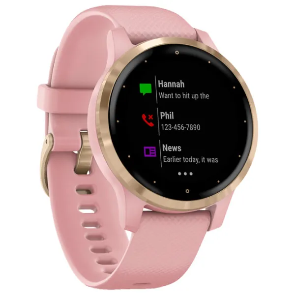 Ceas inteligent Garmin Vivoactive 4S 1.1"/ 010-02172-34/ Light Gold photo 3