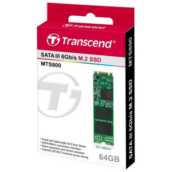 SSD Transcend MTS800S 64 ГБ M.2 photo 5