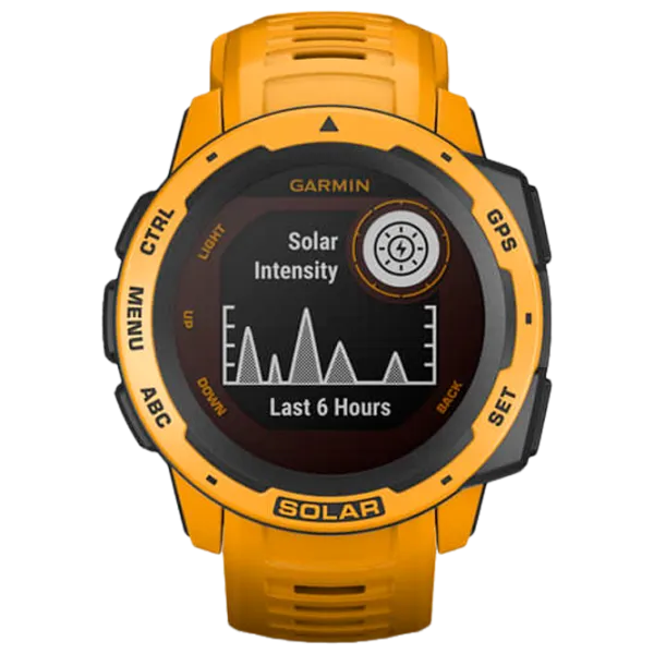 Ceas inteligent Garmin Instinct Solar 0.9"/ 010-02293-09/ Sunburst photo 2