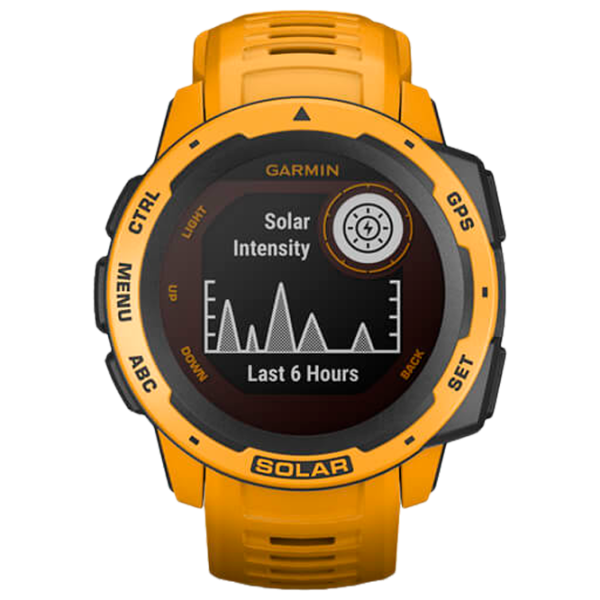 Ceas inteligent Garmin Instinct Solar 0.9"/ 010-02293-09/ Sunburst photo 2