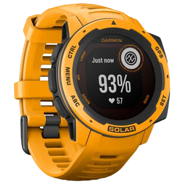 Ceas inteligent Garmin Instinct Solar 0.9"/ 010-02293-09/ Sunburst photo 3