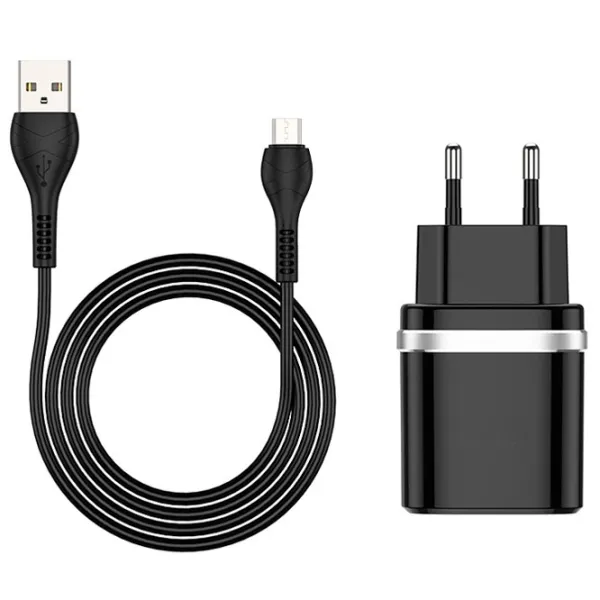 Сетевое зарядное устройство EVO USB QC3.0 (MicroUSB) 3 A/ Черный photo 2