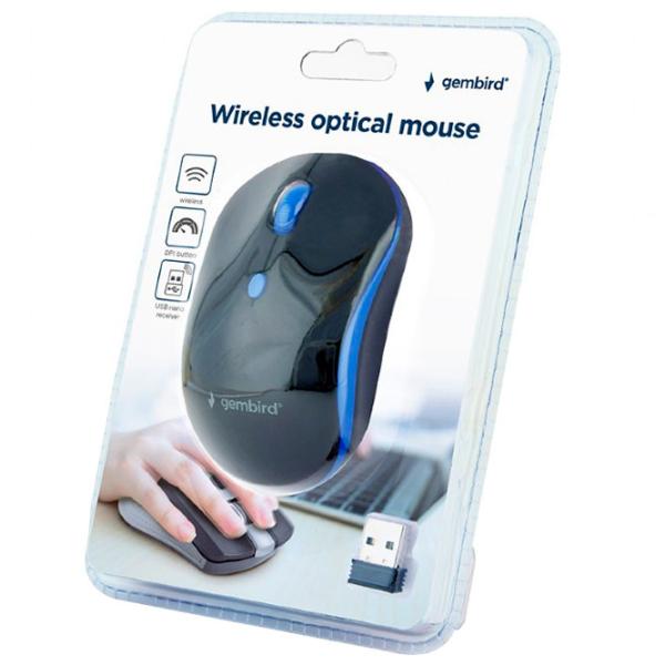Mouse Gembird MUSW-4B-03 Black photo 3