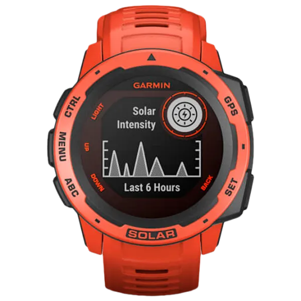 Умные часы Garmin Instinct Solar 0.9"/ 010-02293-20/ Flame Red photo 2
