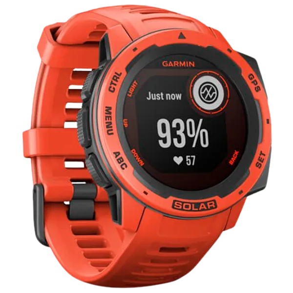 Умные часы Garmin Instinct Solar 0.9"/ 010-02293-20/ Flame Red photo 3