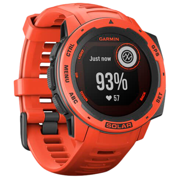 Умные часы Garmin Instinct Solar 0.9"/ 010-02293-20/ Flame Red photo 3