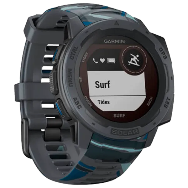 Умные часы Garmin Instinct Solar 0.9"/ 010-02293-07/ Pipeline photo 3