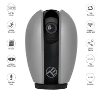 Cameră de supraveghere Tellur WIFI SMART CAMERA Fără fir/ Gray photo 5