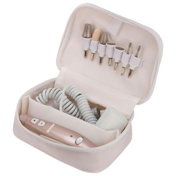 Set pentru manichiură și pedichiură Vitek VT-2214 Beige photo 5