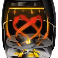 Friteuză-cuptor Philips HD9650/ 90 2225 W/ Black photo 4