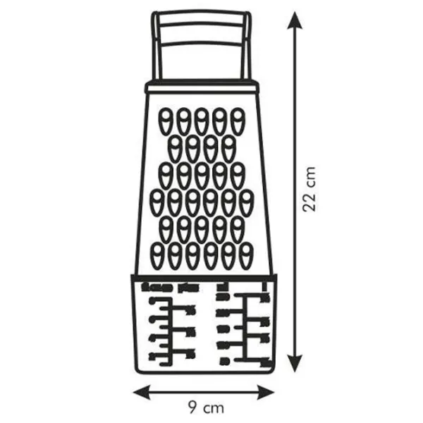 Тёрка Tescoma Handy 643788 Многофункциональная/ Нержавеющая сталь photo 2