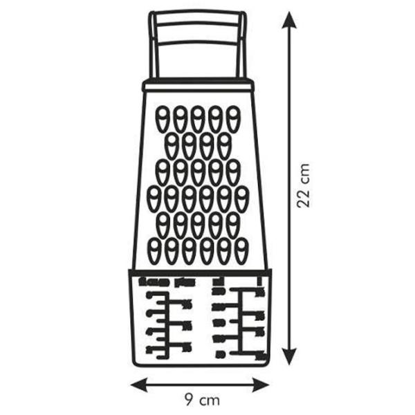 Тёрка Tescoma Handy 643788 Многофункциональная/ Нержавеющая сталь photo 2