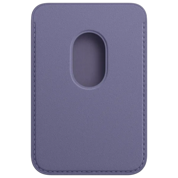 Чехол-бумажник Apple iPhone 12 - 14 All Apple/ MagSafe Back/ Кожа/ Wisteria Пурпурный photo 2