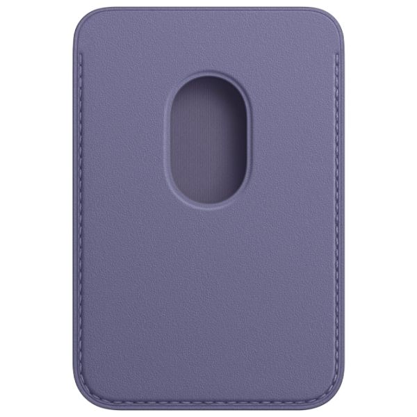 Чехол-бумажник Apple iPhone 12 - 14 All Apple/ MagSafe Back/ Кожа/ Wisteria Пурпурный photo 2