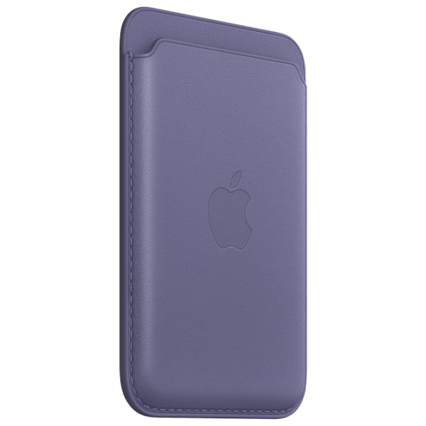 Чехол-бумажник Apple iPhone 12 - 14 All Apple/ MagSafe Back/ Кожа/ Wisteria Пурпурный photo 3