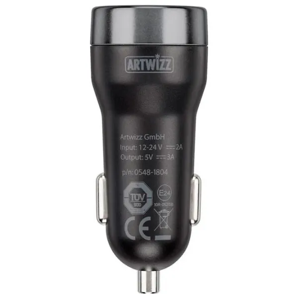 Încărcător auto Artwizz CarPlug Black photo 4