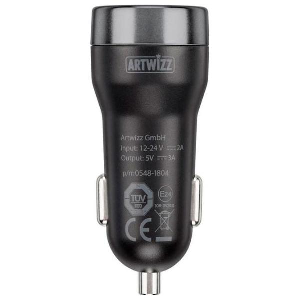 Încărcător auto Artwizz CarPlug Black photo 4