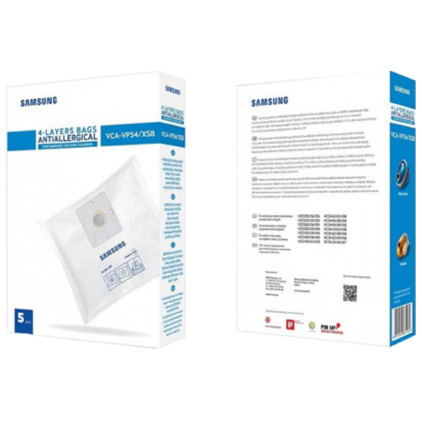 Мешок Samsung VCA-VP54/ XSB Microfiber/ White photo 3