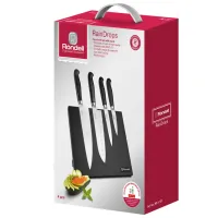 Set de cuțite Rondell RD-1131 Oțel inoxidabil/ Black photo 6