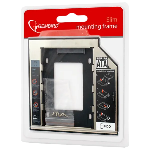 Adaptor pentru SSD și HDD Gembird MF-95-01 SATA/ Gray photo 4