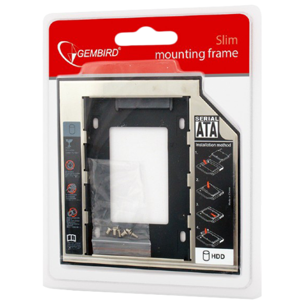 Adaptor pentru SSD și HDD Gembird MF-95-01 SATA/ Gray photo 4