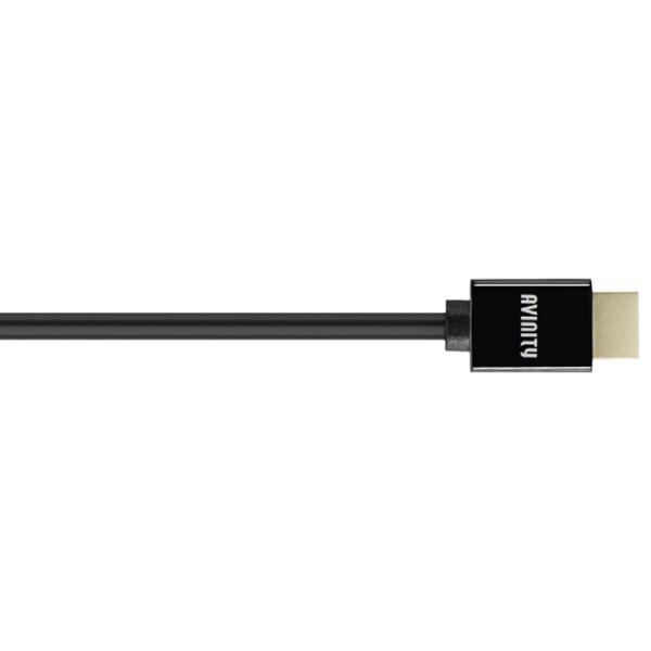 Cablu video Avinity HDMI + HDMI 1 m/ Black photo 2 Cablu video Avinity HDMI + HDMI 1 m/ Black photo 2