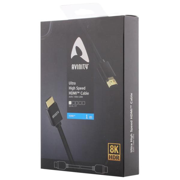 Cablu video Avinity HDMI + HDMI 1 m/ Black photo 3 Cablu video Avinity HDMI + HDMI 1 m/ Black photo 3
