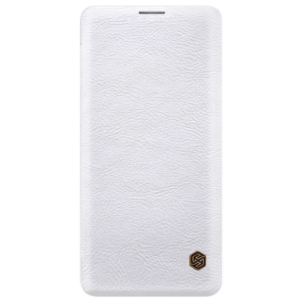 Husă pentru smartphone Samsung Galaxy S10+ Nillkin/ Flip Cover/ Leather/ TPU/ White photo 2 Husă pentru smartphone Samsung Galaxy S10+ Nillkin/ Flip Cover/ Leather/ TPU/ White photo 2
