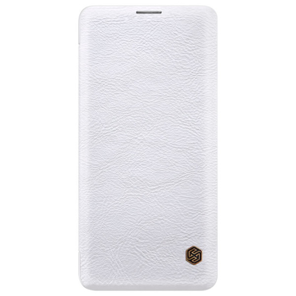 Husă pentru smartphone Samsung Galaxy S10+ Nillkin/ Flip Cover/ Leather/ TPU/ White photo 2 Husă pentru smartphone Samsung Galaxy S10+ Nillkin/ Flip Cover/ Leather/ TPU/ White photo 2