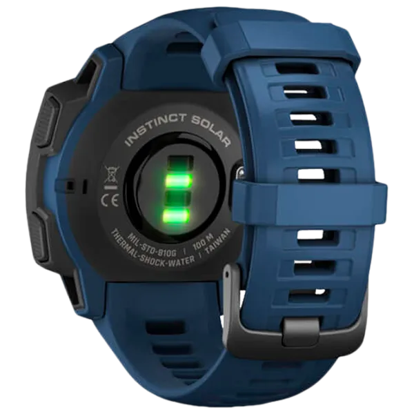 Ceas inteligent Garmin Instinct Solar 0.9"/ 010-02293-01/ Blue photo 6