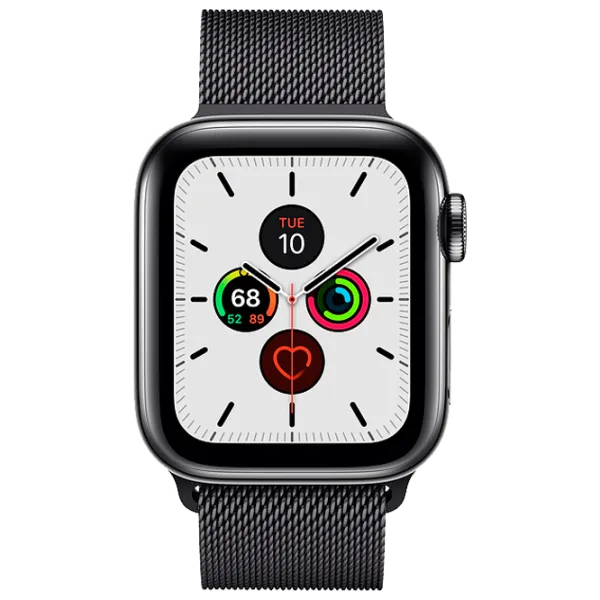 Умные часы Apple Watch Series 5 1.57"/ MWV72/ Milanese Loop Черный photo 2 Умные часы Apple Watch Series 5 1.57"/ MWV72/ Milanese Loop Черный photo 2